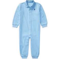 Jumpsuits Children's Clothing Polo Ralph Lauren Baby Soft Cotton Polo Coverall - Suffield Blue