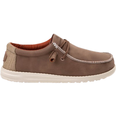 Hey Dude Men Low Shoes Hey Dude Wally Craft Leather - Tan