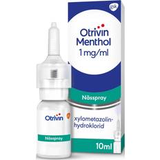 Receptfria läkemedel Otrivin Menthol 1mg/ml 10ml Nässpray