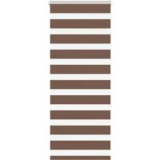 Brown Roller Blinds vidaXL Zebra Blind Brown 60x150 cm Fabric Width