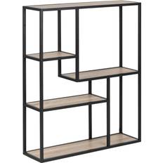 Act Nordic Seaford Natural Paper Sonoma Oak/Black Vägghylla 75cm