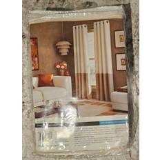 Curtains & Accessories Curtainworks Curtain Panel Polyester Ivory Tan 52 W x 63 L