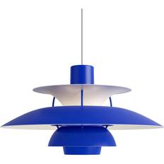 Louis Poulsen PH 5 Monochrome Blue Pendant Lamp 50cm