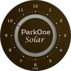 Automatisk - Sort Parkeringsskiver NeedIT ParkOne Solar