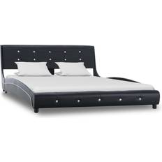 220cm Camas con Estructura vidaXL Faux Leather Frame Bed 145x223cm