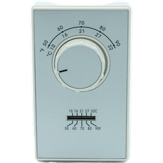 Thermostats TPI Etd9sts Voltage Thermostat White