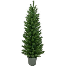 Northlight Potted Virginia Pine Walkway Slim Artificial Green Christmas Tree 48"