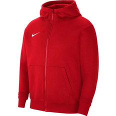 Nike Junior Park 20 Full Zip Fleeced Hoodie - University Red/White (CW6891-657)