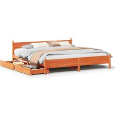 vidaXL Solid Wood Sengeramme 185x209cm