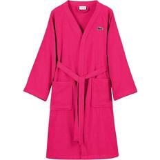 Solid Colors - Unisex Sleepwear Lacoste Classic Pique Bath Robe - Magenta