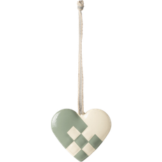 Maileg Braided Heart Mint Green Julgranspynt 5cm