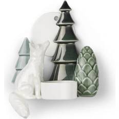 Hængende Fyrfadsstager Dottir Winter Stories Fox Wall Votive White Fyrfadsstage 13cm