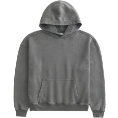 Hollister Co. Sweaters Hollister Co. Men's Boxy Hoodie - Washed Dark Gray