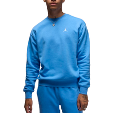 Nike Brooklyn Fleece Men's Crew Neck Sweatshirt - Legend Blue/White