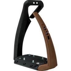 Braun Steigbügel Freejump Soft Up Pro Plus Riding Safety Stirrups Black/Choco