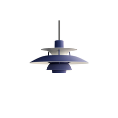 Ph 5 monochrome Louis Poulsen PH 5 Dusty Indigo Pendant Lamp 50cm