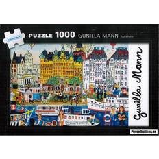 Kärnan Klassiska pussel Kärnan Gunilla Mann Stockholm 1000 Bitar