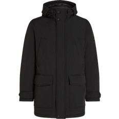 Herren - Wasserabweisend Mäntel Tommy Hilfiger Down Hooded Rockie Parka - Black