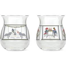 Holmegaard Fyrfadsstager Holmegaard Christmas Tea Light Holder Clear Fyrfadsstage 7.5cm 2stk