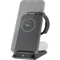 Charger goobay Goobay 3-in-1 Wireless Charger, Qi-compatible