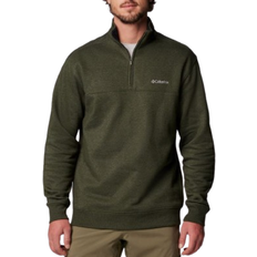 Columbia Men Sweaters Columbia Men's Hart Mountain II Half Zip Sweatshirt - Greenscape Heather