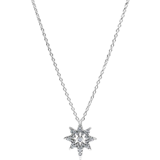 Pandora Halskjeder Pandora North Star Pendant Necklace - Silver/Transparent