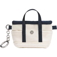 Top Handle Bag Accessories Lululemon Daily Multi Pocket Nano Canvas Tote Bag - Natural/True Navy