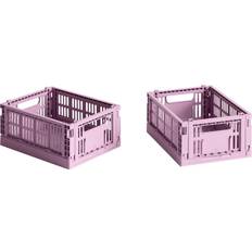 Boîtes et Paniers vente Hay Colour Crate Mini Dusty Rose Storage Box 2pcs