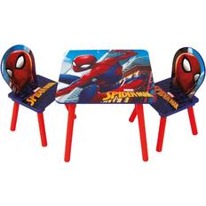 Møbelsett Nixy Children Marvel Spider-Man Wooden Table & 2 Chairs Set