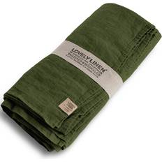 Lovely Linen Dug Jeep Green Tablecloth Green (300x145cm)