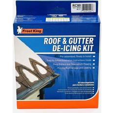 Black Roof Accessories Black Frost King RC80 Electric Roof and Gutter De-icing Cable Kit 80 feet