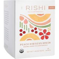 Organic Peach Hibiscus Green Tea Sachets