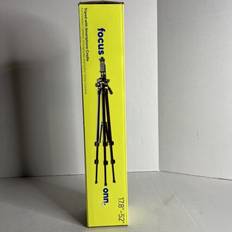 Onn Tripod 17.8”52” 'focus' with smartphone cradle & gopro mount
