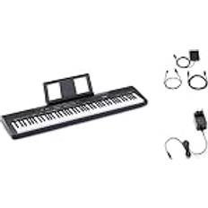Amazon Basics Bärbart Digitalt Piano 88 Halvviktade Tangenter