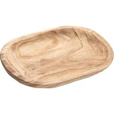 Natural Bowls Bloomingville Hand-Carved Paulownia Wood 14.5" Bowl
