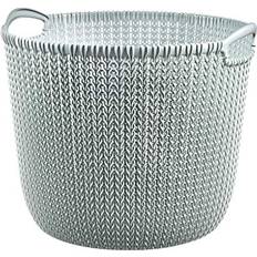 Curver Laundry Baskets & Hampers Curver Hamper Knit Round 30L 39.5 x 29.5 x 23.6 cm