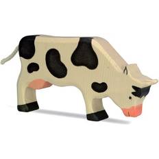 Wooden Figures Holztiger Cow Black