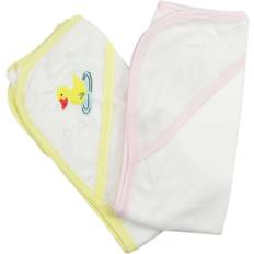 Polyester Baby Towels Bambini Infant Hooded Bath Towel Pack of 2