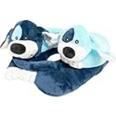 Pads & Support Cabeau Evolution Kid's Travel Pillow with Innovative Chin Strap & Head Support Super Soft & Fun Children Pillow Design for Comfortable Journeys (Puppies)