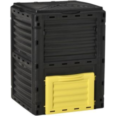 Yellow Compost OutSunny Garden Compost Bin 80 Gallon Large Capacity