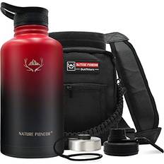 NATURE PIONEOR Vacuum Insulated Water Bottle Set 64/128OZ