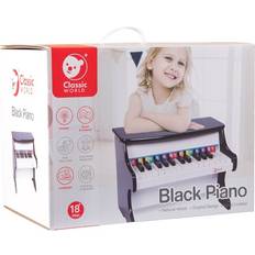 Wooden Toys Toy Pianos Classic World Black Piano