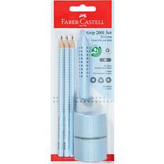 Faber-Castell Grip 2001 Bleistift-Set B Sky Blue