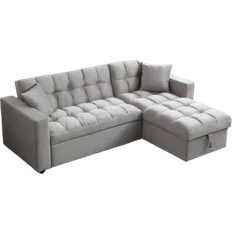 Right sofa bed Luxury Life Madrid Grey Sofa 213cm 3 Seater