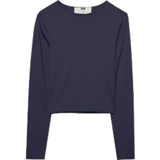 Shaping Tops Stradivarius Long Sleeve T-shirt - Navy