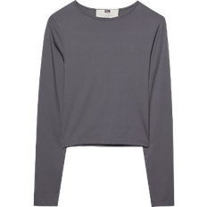 Polyamide - Women T-shirts Stradivarius Long Sleeve T-shirt - Grey