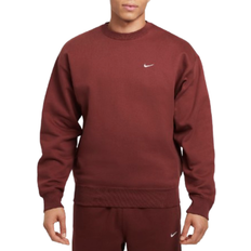 Nike Solo Swoosh Men's Fleece Crew - Dark Pony/White