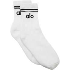 Underwear Alo Unisex Half-Crew Throwback Sock - White/Black