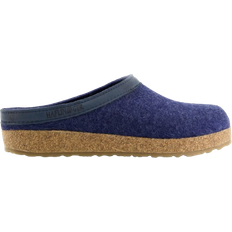 Feltro Pantofole Haflinger Clogs in Feltro Colore Jeans - Ciabatta Misura