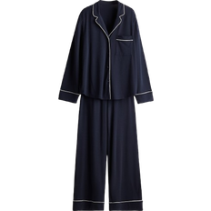 H&M Viscose Blend Pyjamas - Navy Blue